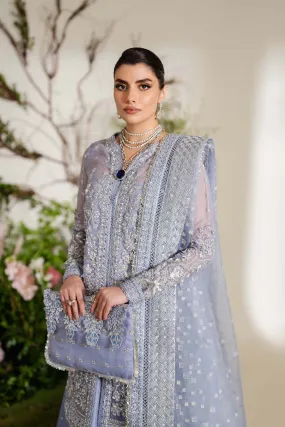 Zoya & Fatima Reem Festive Formals - 4PC Embroidered & Handwork Raw Silk – NORA