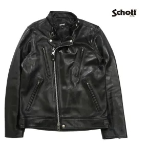 ショット Schott ラムレザー ダブル ブレスト ライダース ジャケット 羊革 3101048 【2024-25年秋冬新作】