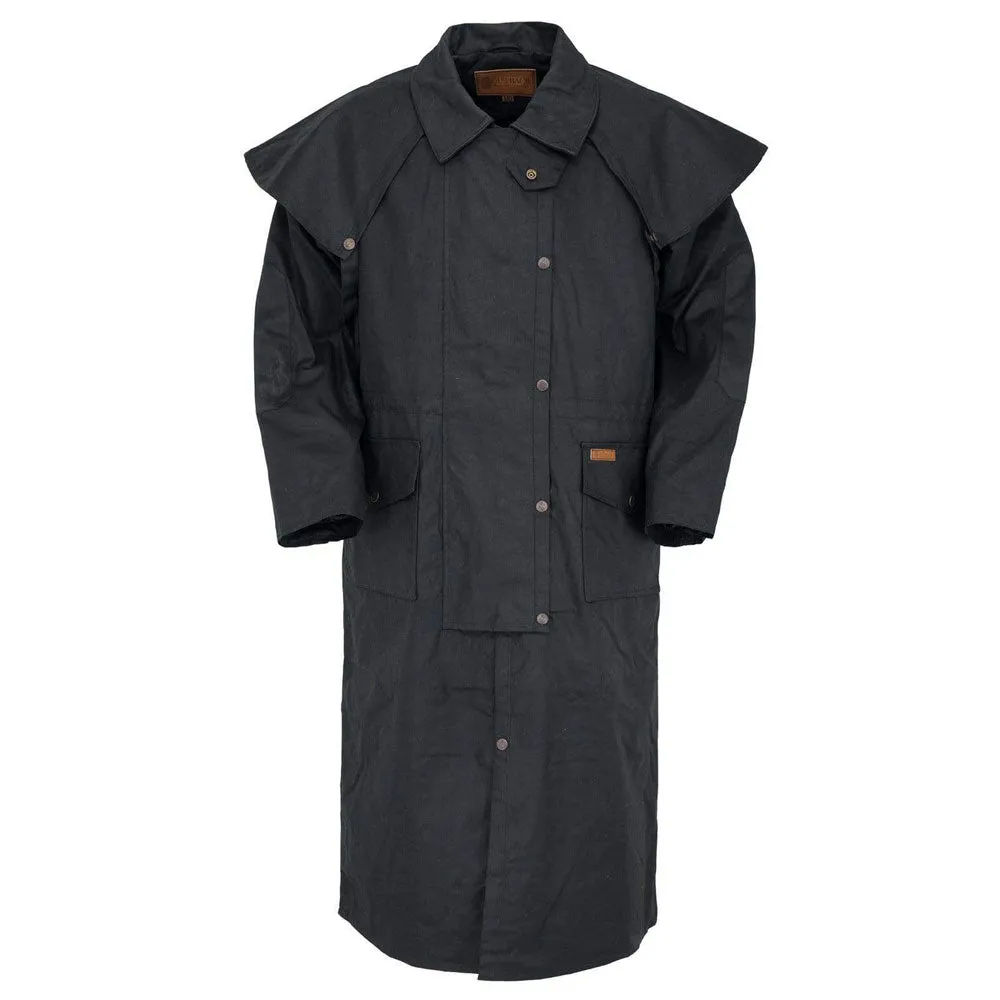 2056 Outback Stockman Duster Long Oilskin Coat