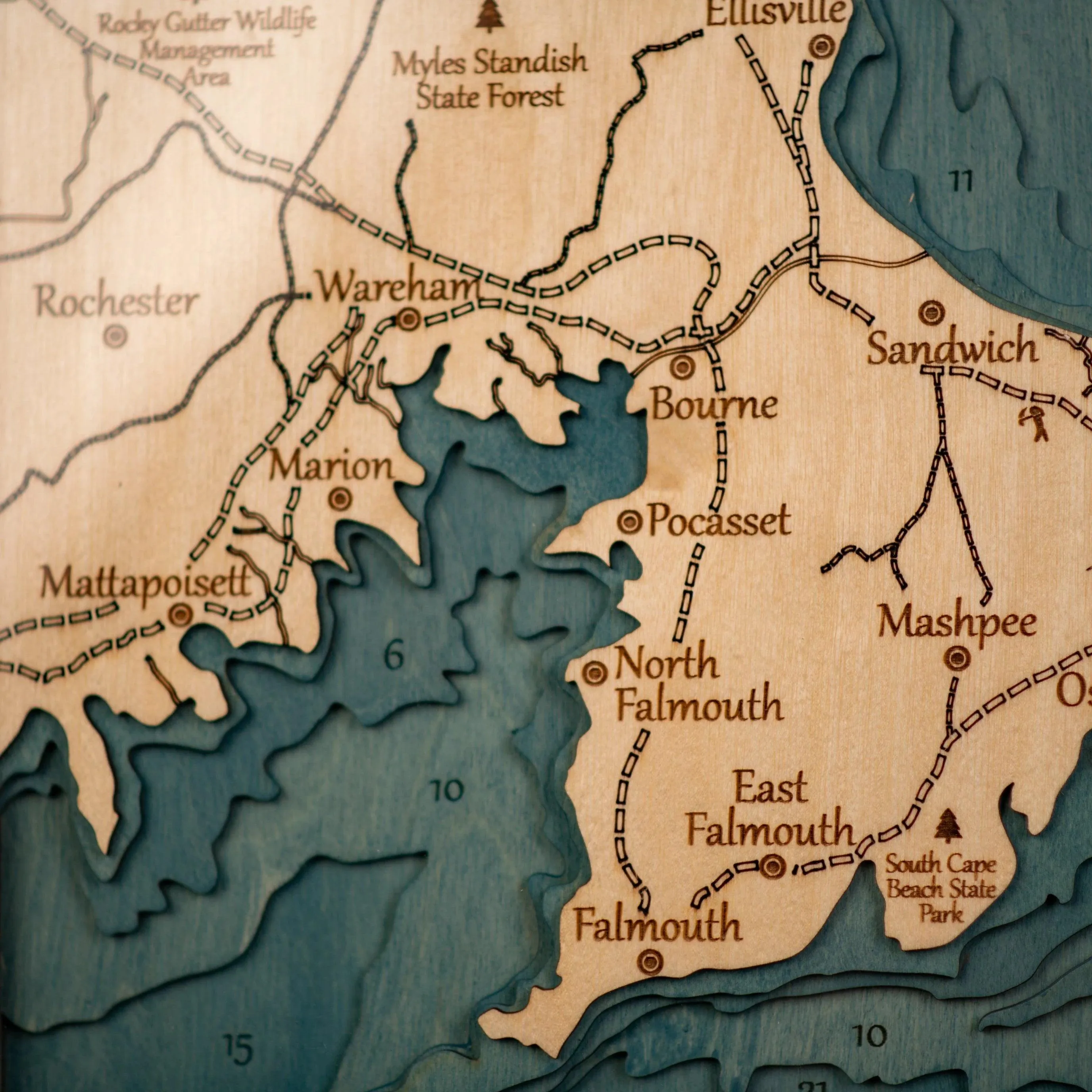 3D CAPE COD MAP