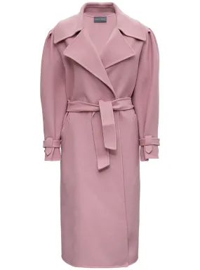 Alberta Ferretti Tie-Waist Wrap Coat