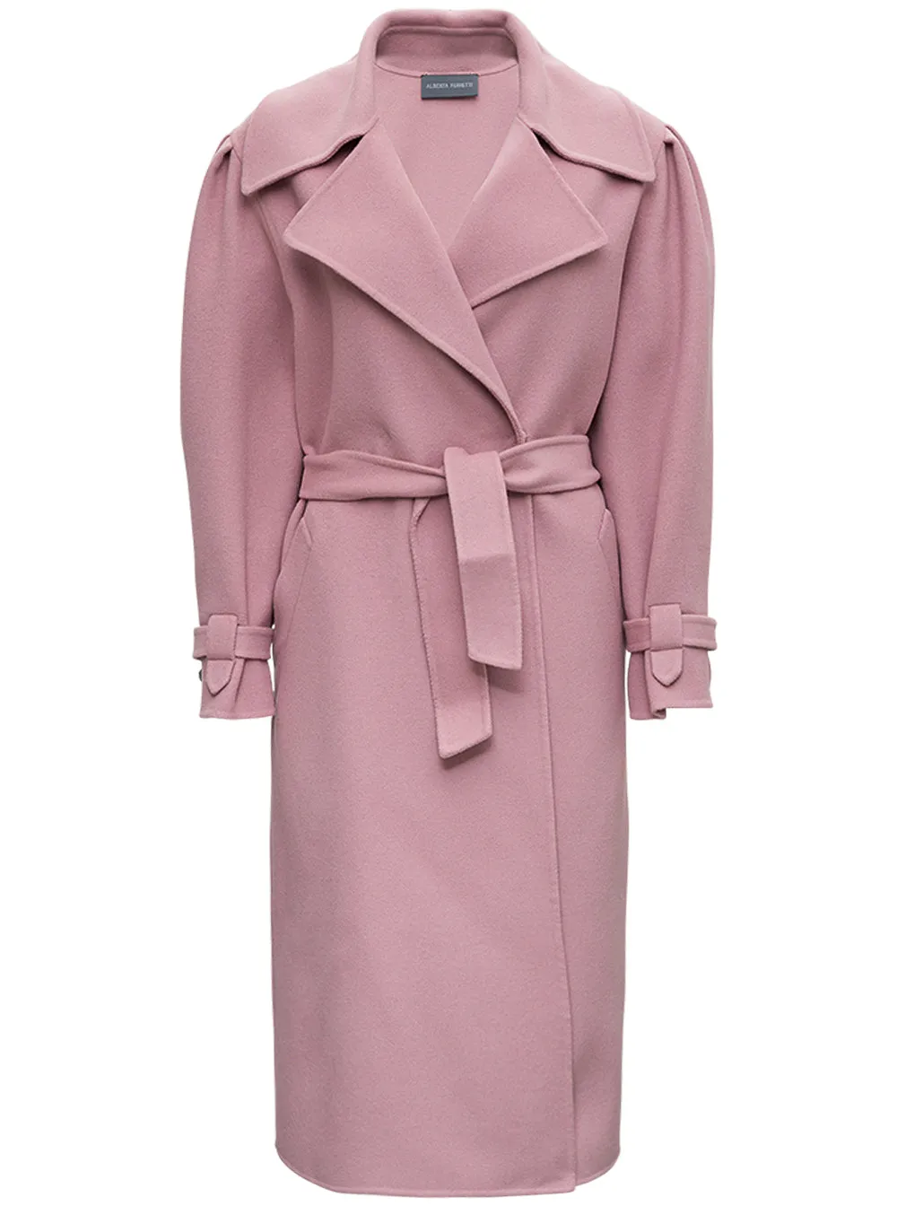 Alberta Ferretti Tie-Waist Wrap Coat