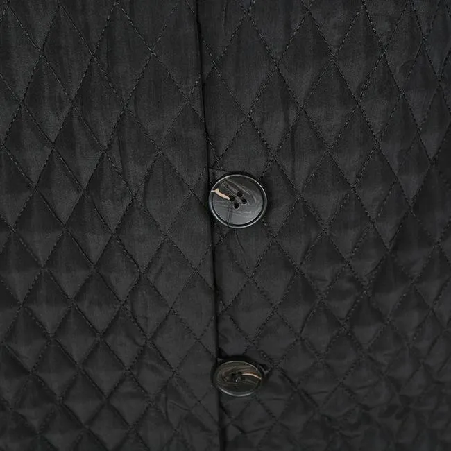 Alver Button Back Quilted Coat