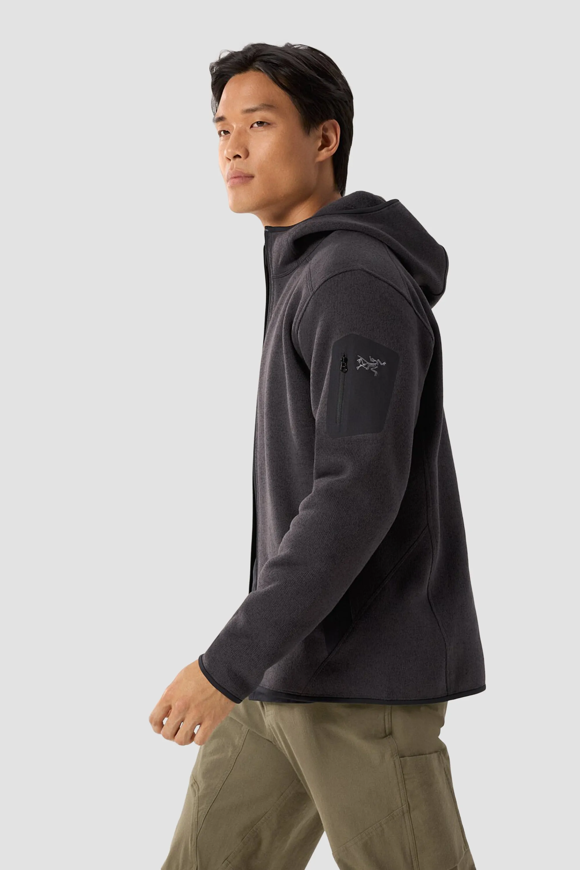 Arc'teryx Men's Covert Hoody in Black Heather ll