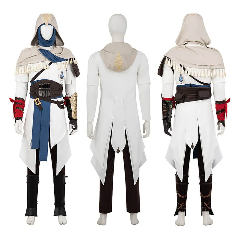 Assassins Creed Mirage Costume Basim Cosplay Outfit Halloween Carnival Suit