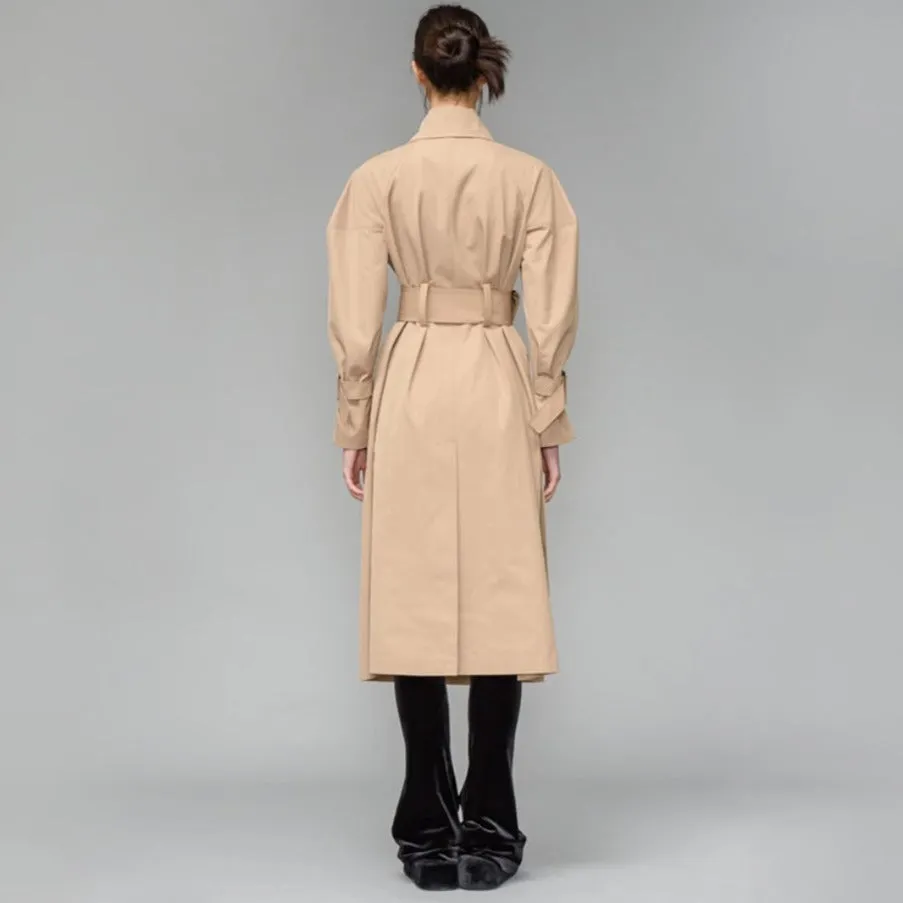 Basic structure signature trench coat