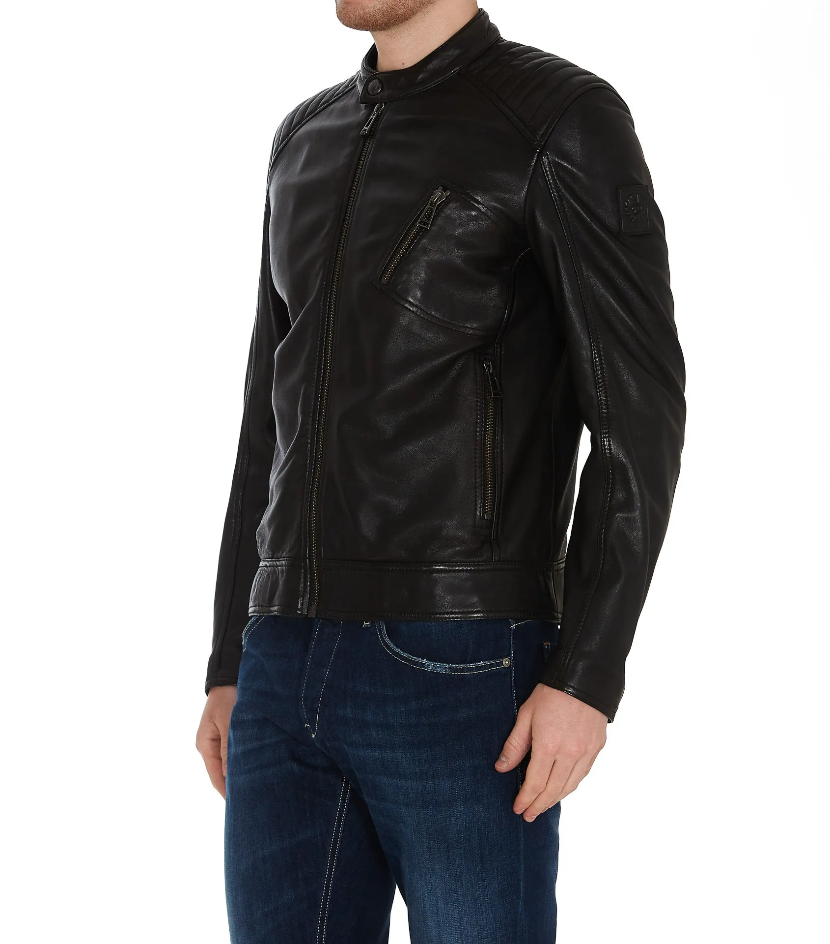 Belstaff V Racer 2.0 Biker Leather Jacket