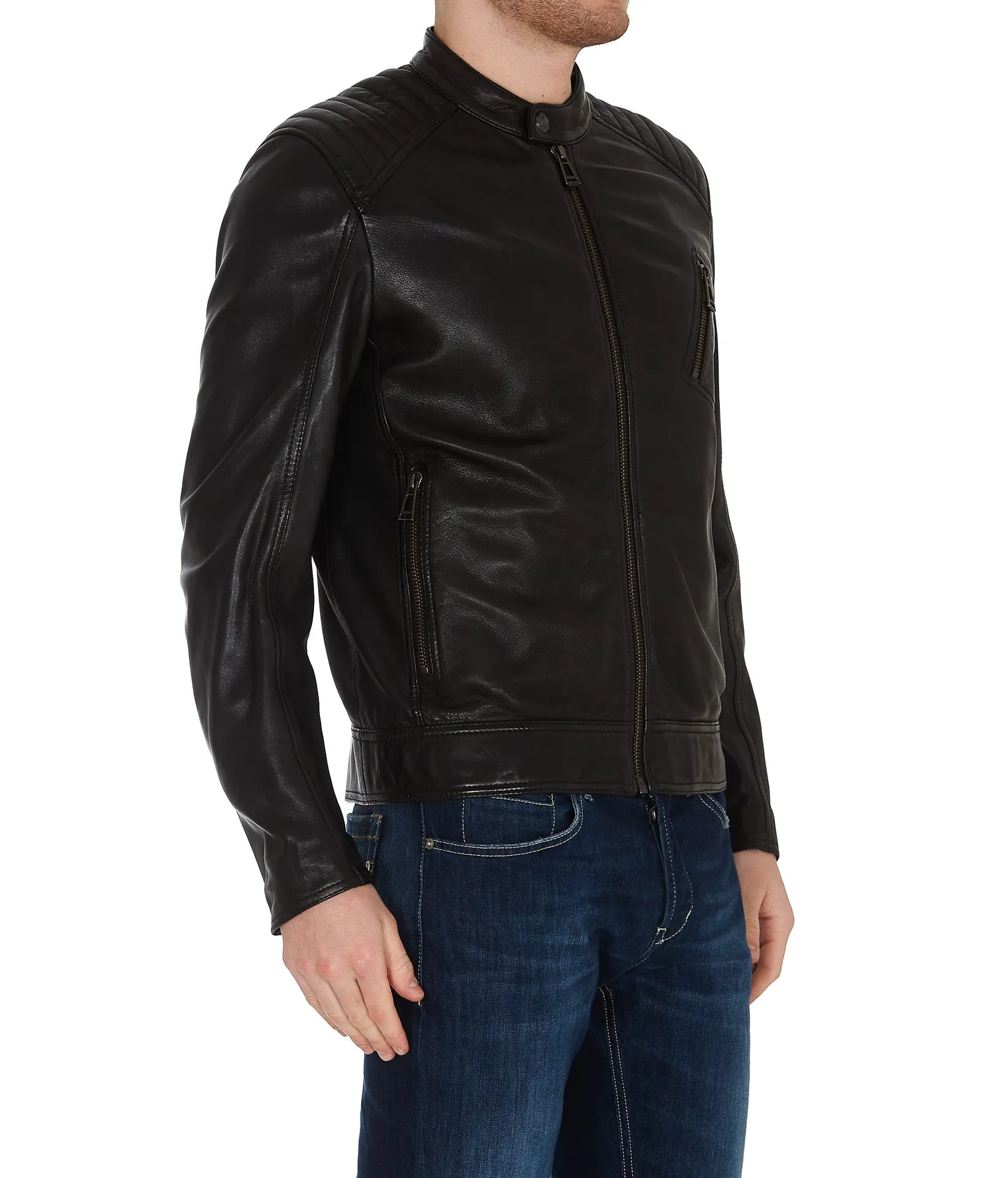 Belstaff V Racer 2.0 Biker Leather Jacket