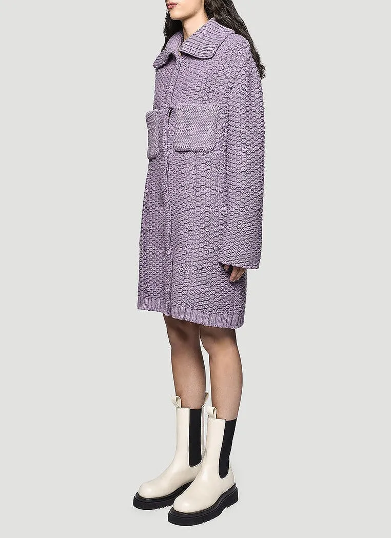 Bottega Veneta Textured Knitted Coat