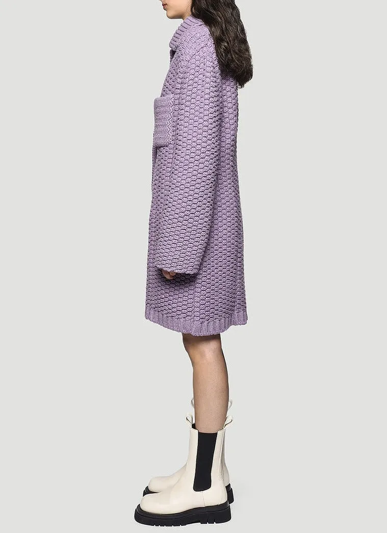 Bottega Veneta Textured Knitted Coat