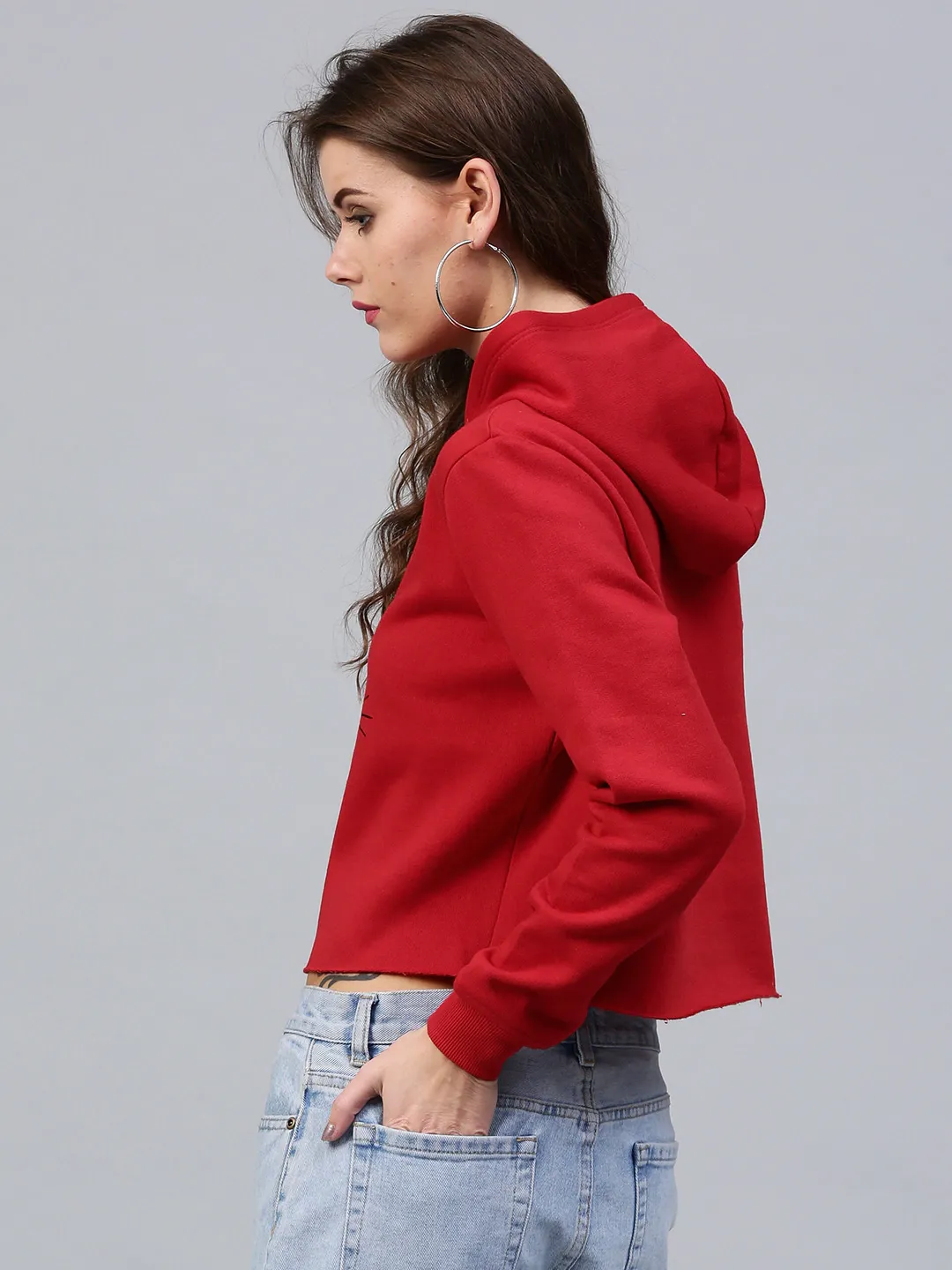 Bow Kitty Red Sweatshirt