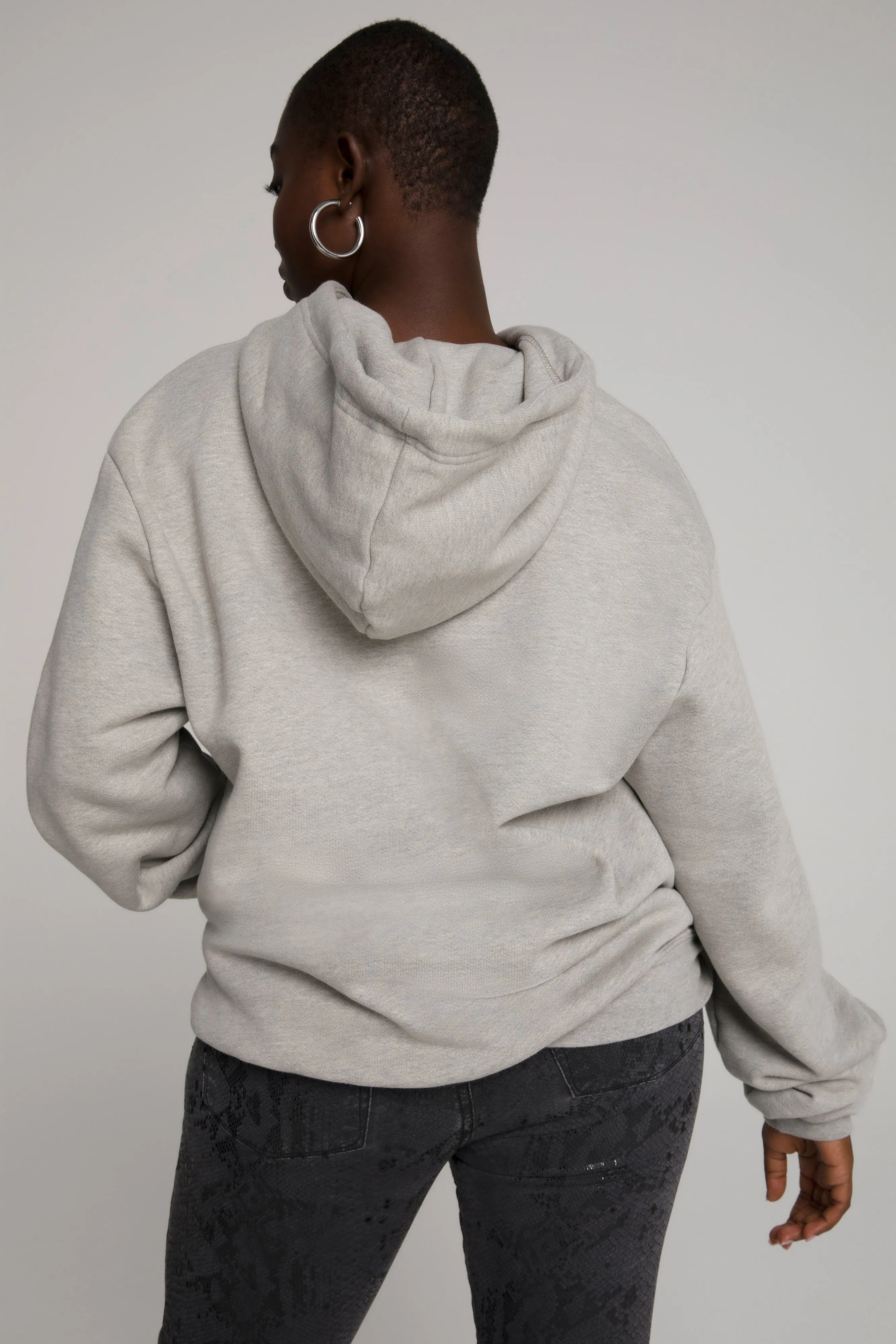 BOYFRIEND HOODIE | HEATHER GREY001