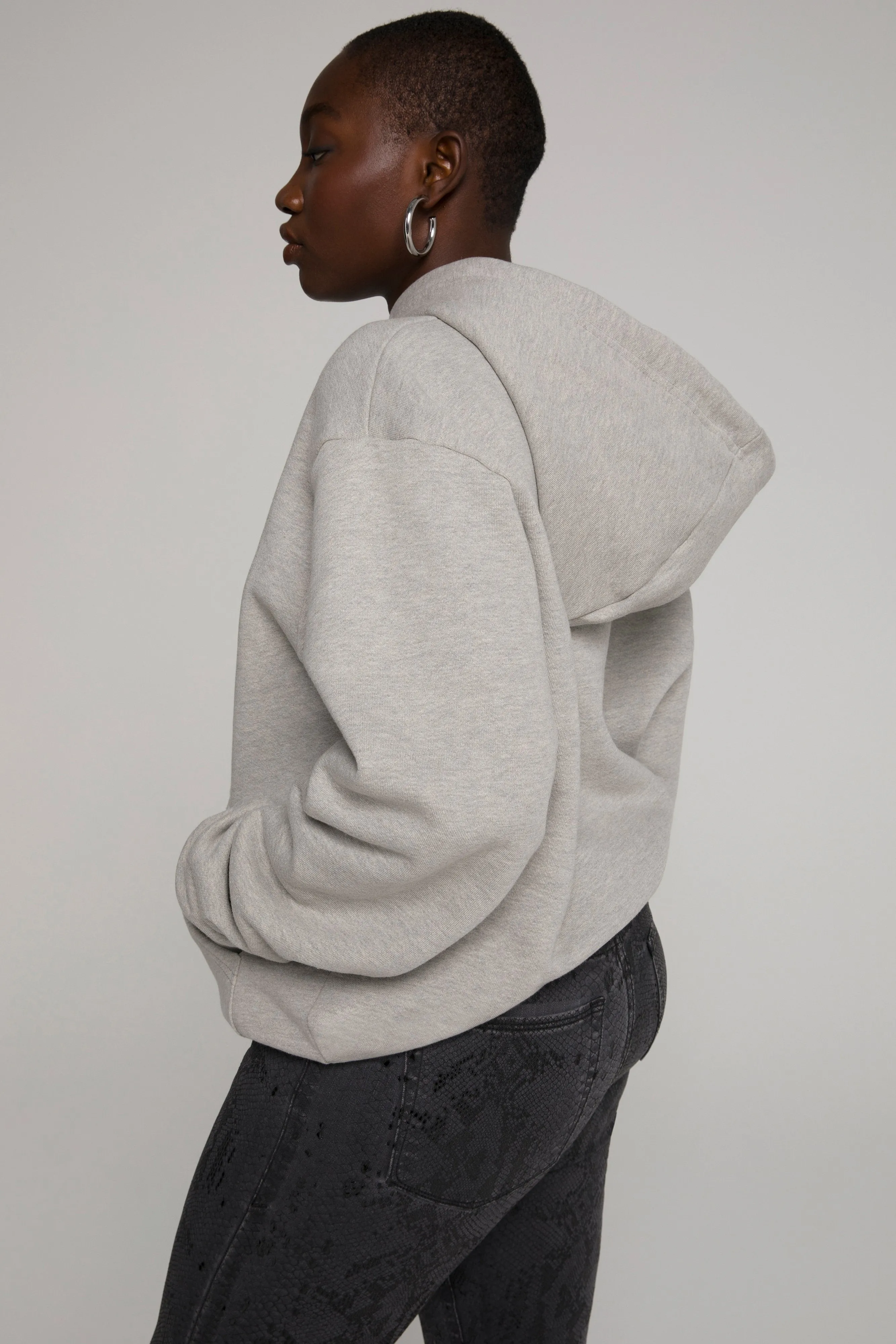 BOYFRIEND HOODIE | HEATHER GREY001