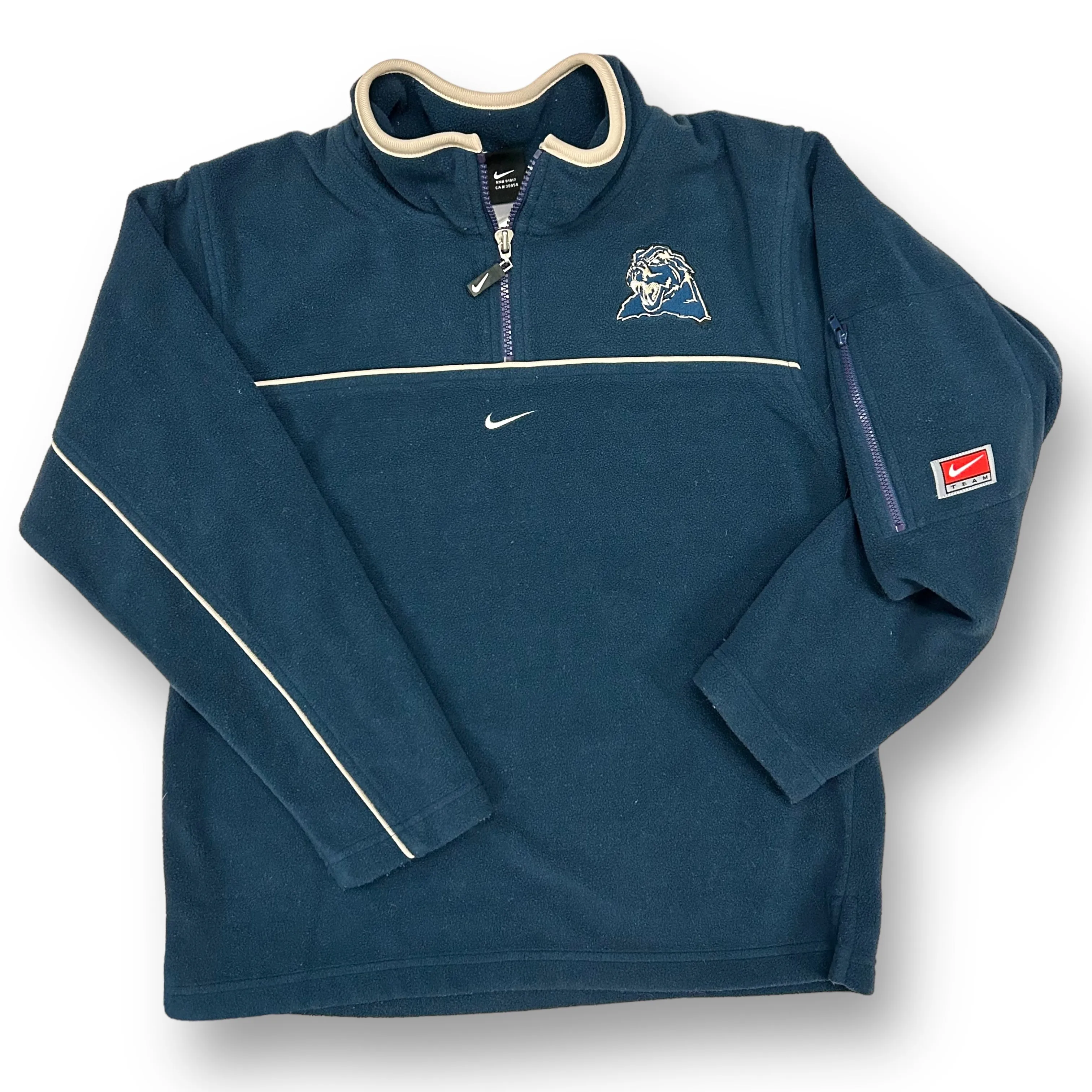 Boys Nike Size 12/14 YLG Navy PITT Panthers Fleece College Pullover