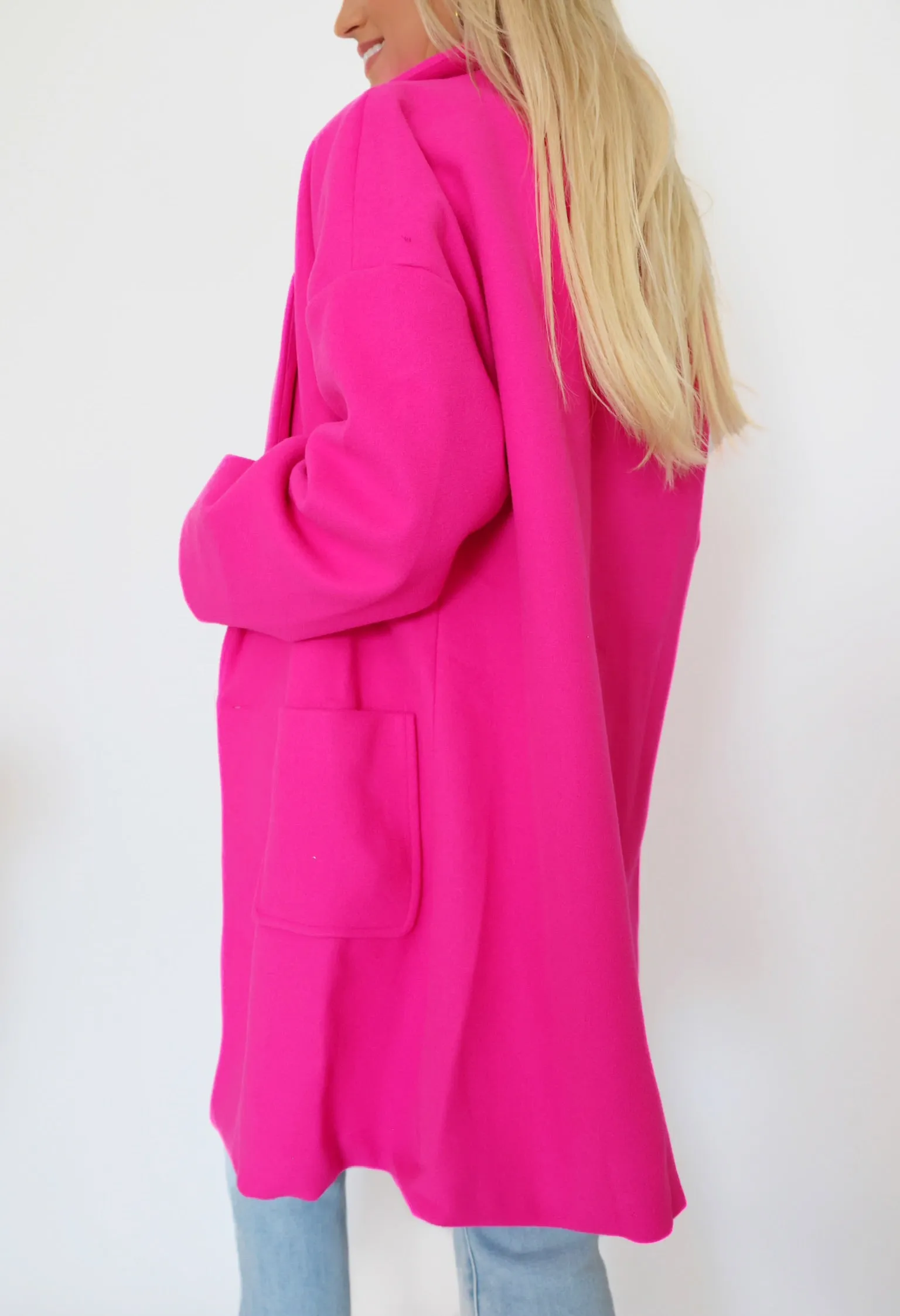 Cape Cod Coat - Hot Pink