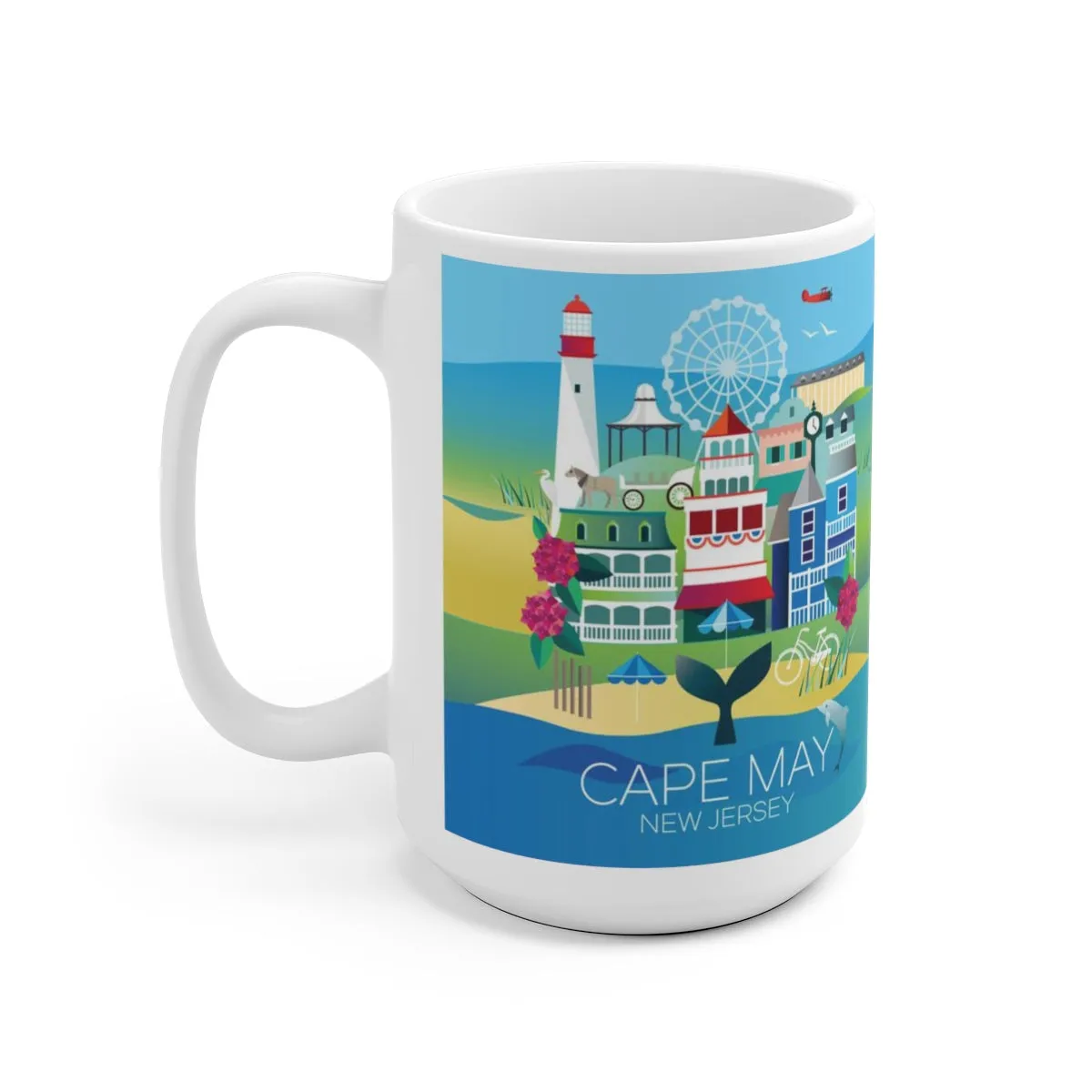 CAPE MAY 11 OZ OR 15 OZ CERAMIC MUG