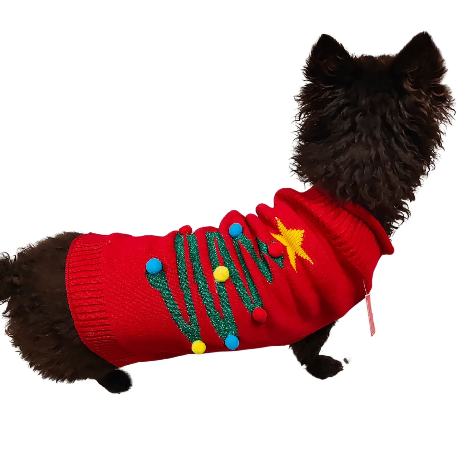 Christmas Tree Sweater | Festive Dog Jumper by Holly & Robin