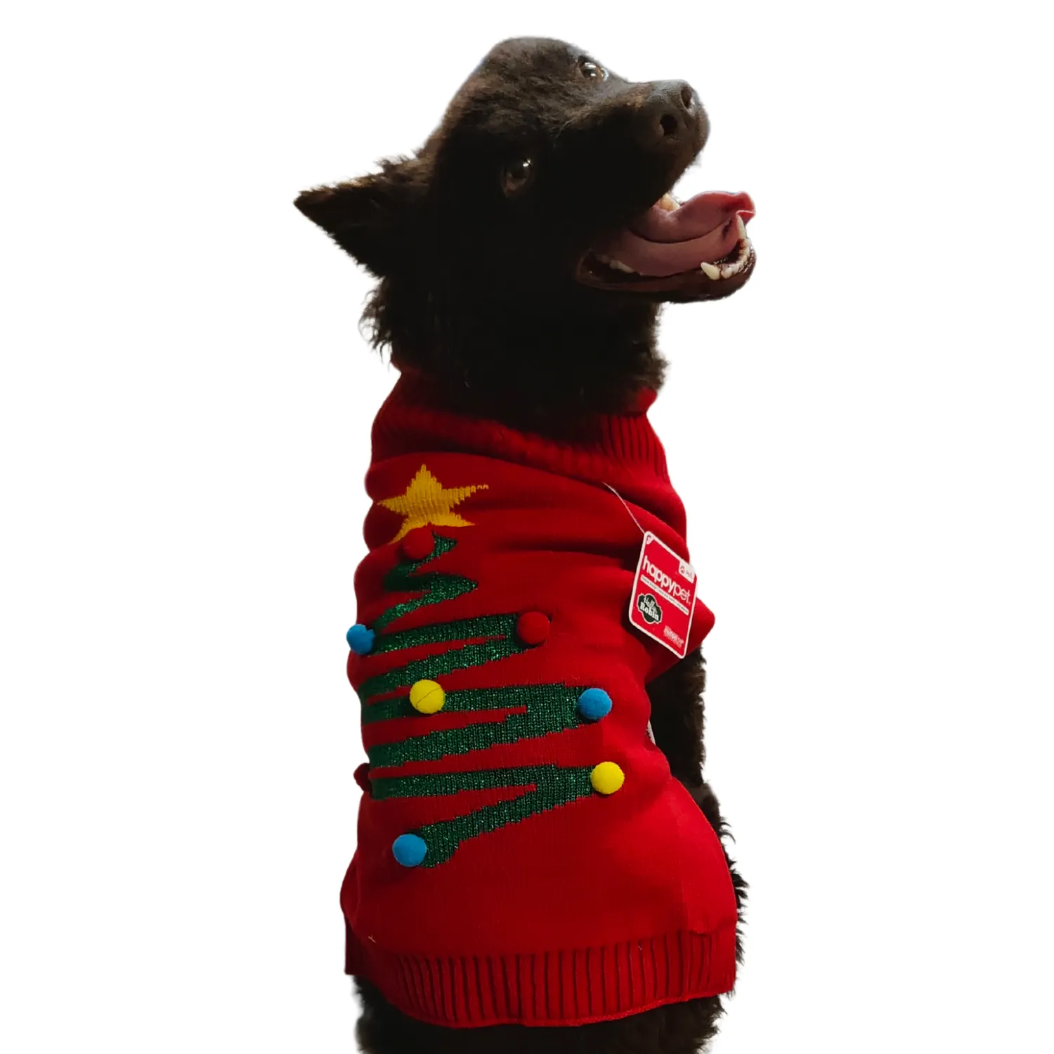 Christmas Tree Sweater | Festive Dog Jumper by Holly & Robin