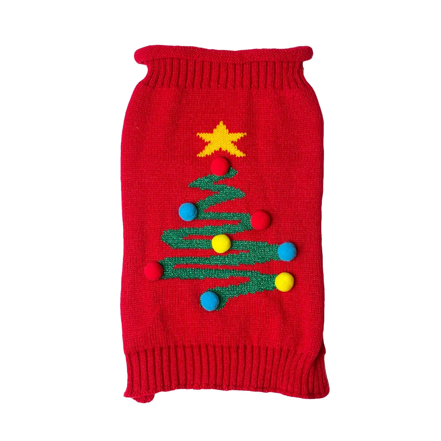 Christmas Tree Sweater | Festive Dog Jumper by Holly & Robin