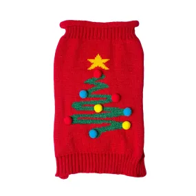 Christmas Tree Sweater | Festive Dog Jumper by Holly & Robin