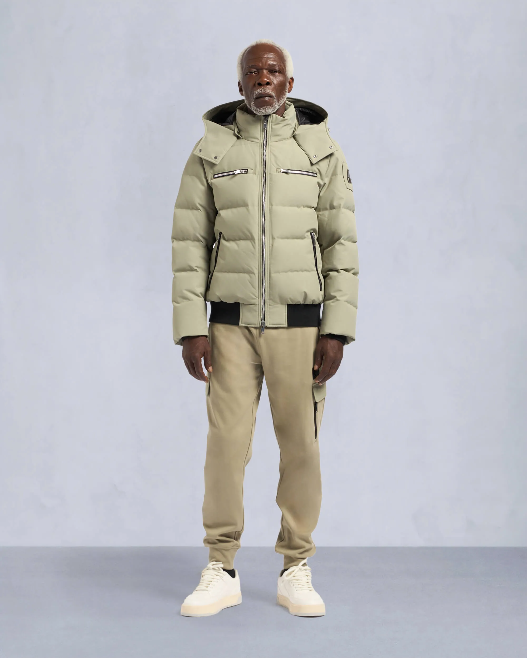 CLOUD SHEARLING BOMBER JACKET