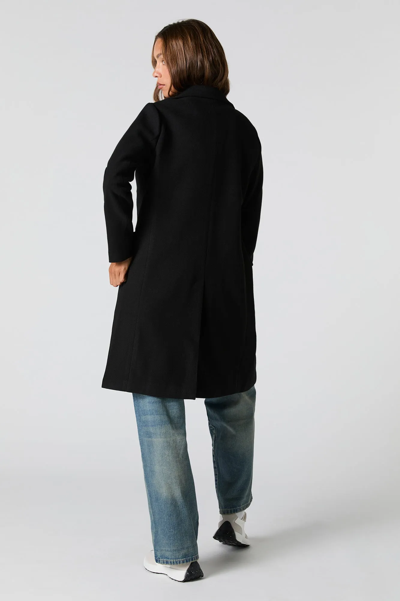 Collared Double Button Coat