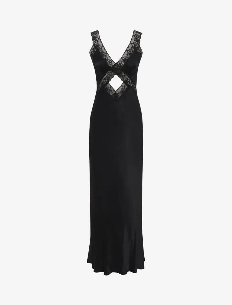 Crossroads Maxi Dress | Black