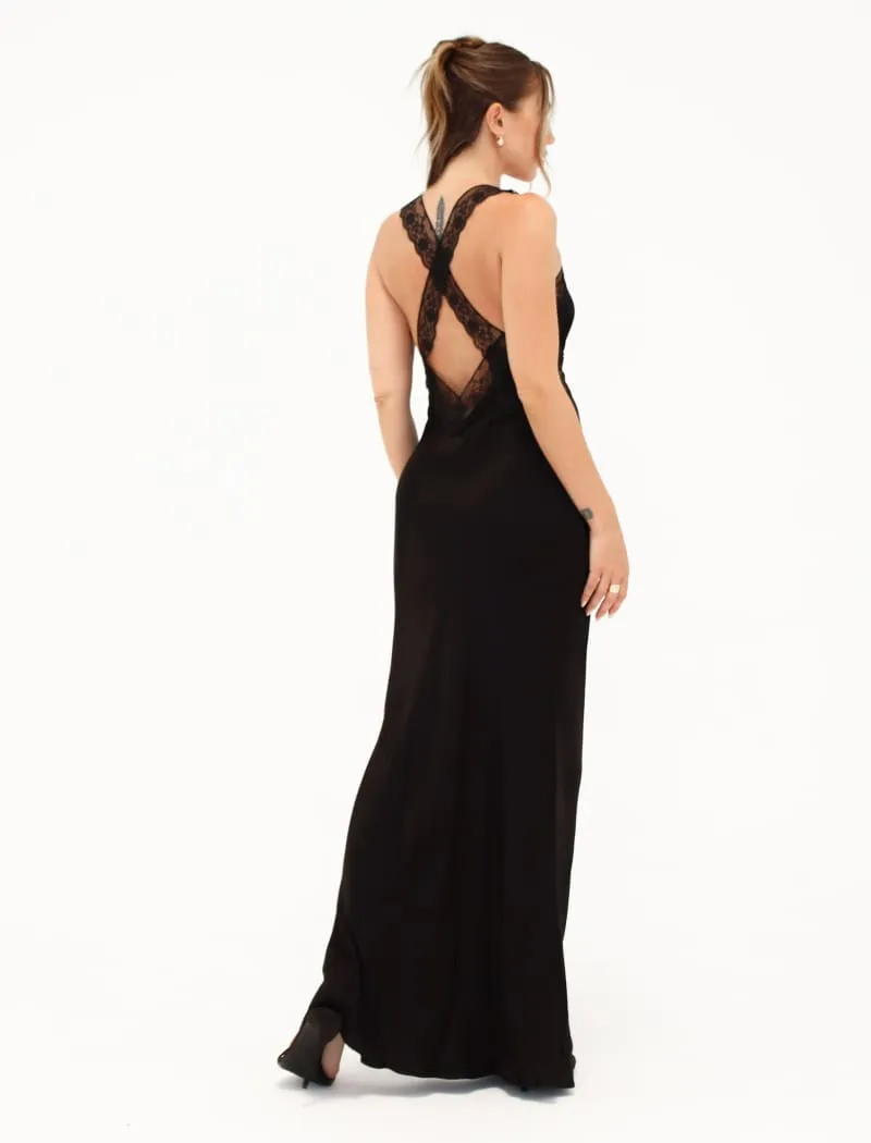 Crossroads Maxi Dress | Black