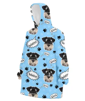 Custom Dog Woof Hoodie Blanket