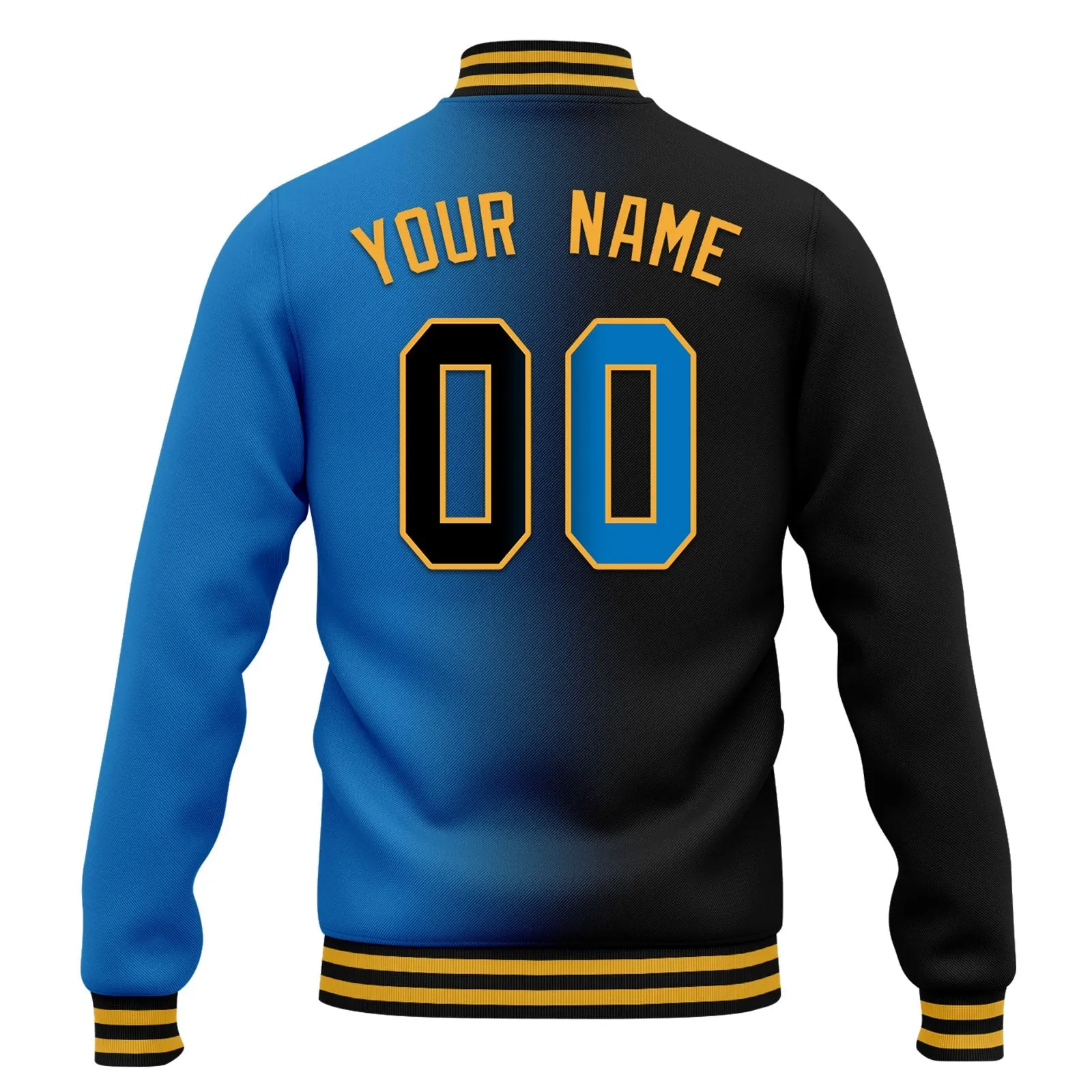 Custom Gradient Fashion Jacket Bomber Full-Snap Varsity Letterman Personalized Jacket FZ005-D028016-6