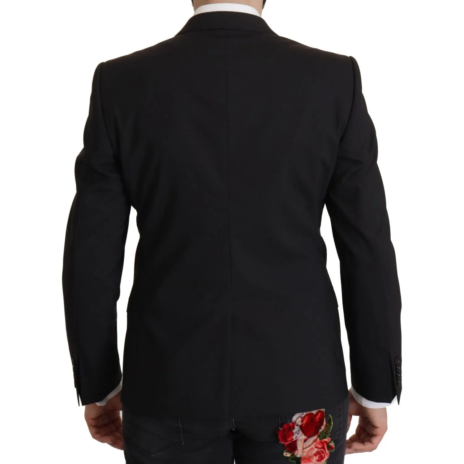 Dolce & Gabbana Elegant Slim Fit Black Blazer Jacket