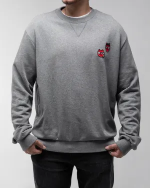 DOLCE & GABBANA GREY SWEATSHIRT PULLOVER