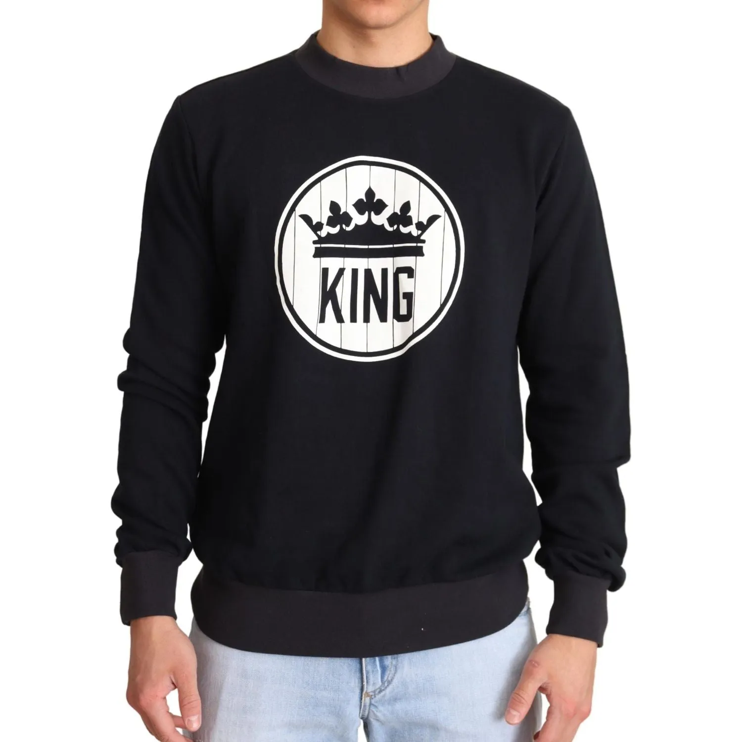 Dolce & Gabbana Regal Crown Motive Crewneck Sweater