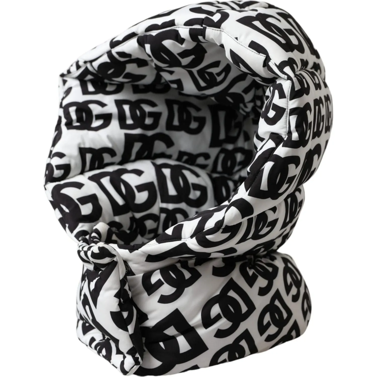 Dolce & Gabbana White Logo Whole Head Wrap Hat Men