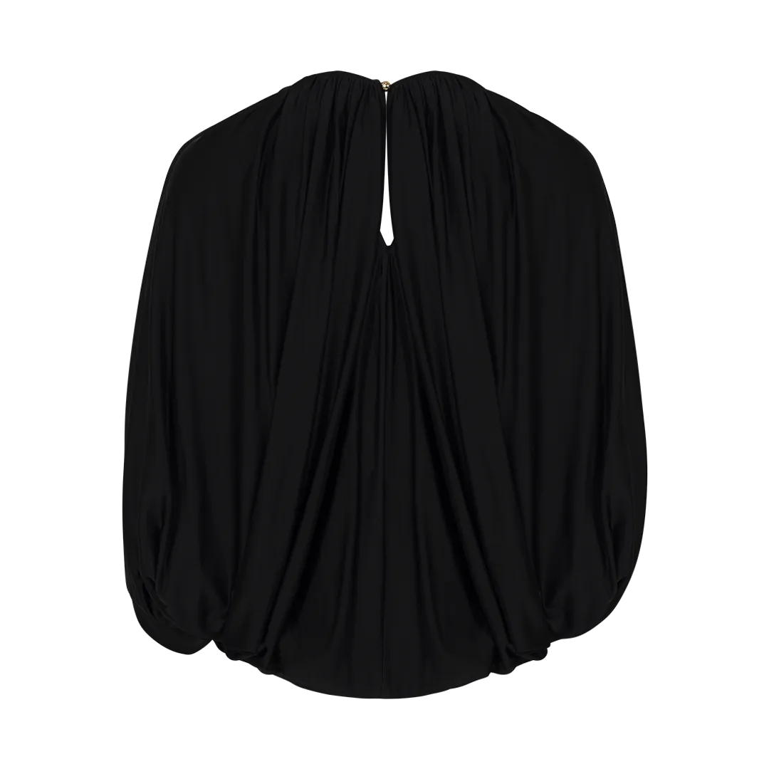 Draped Cape-Effect Top