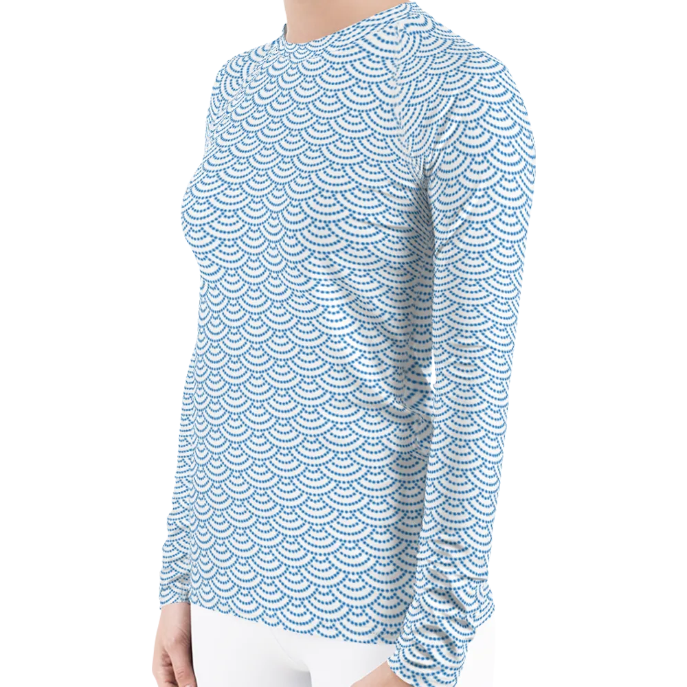 Fish Scale Mermaid Women's Rash Guard