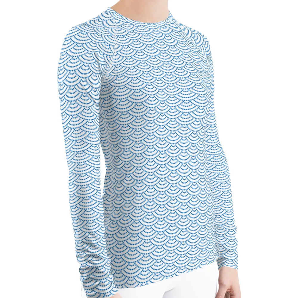 Fish Scale Mermaid Women's Rash Guard