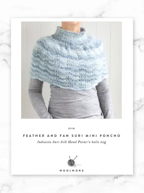 FREE knitting pattern download Mini Poncho 2119 - Alpaca Suri Handpaints