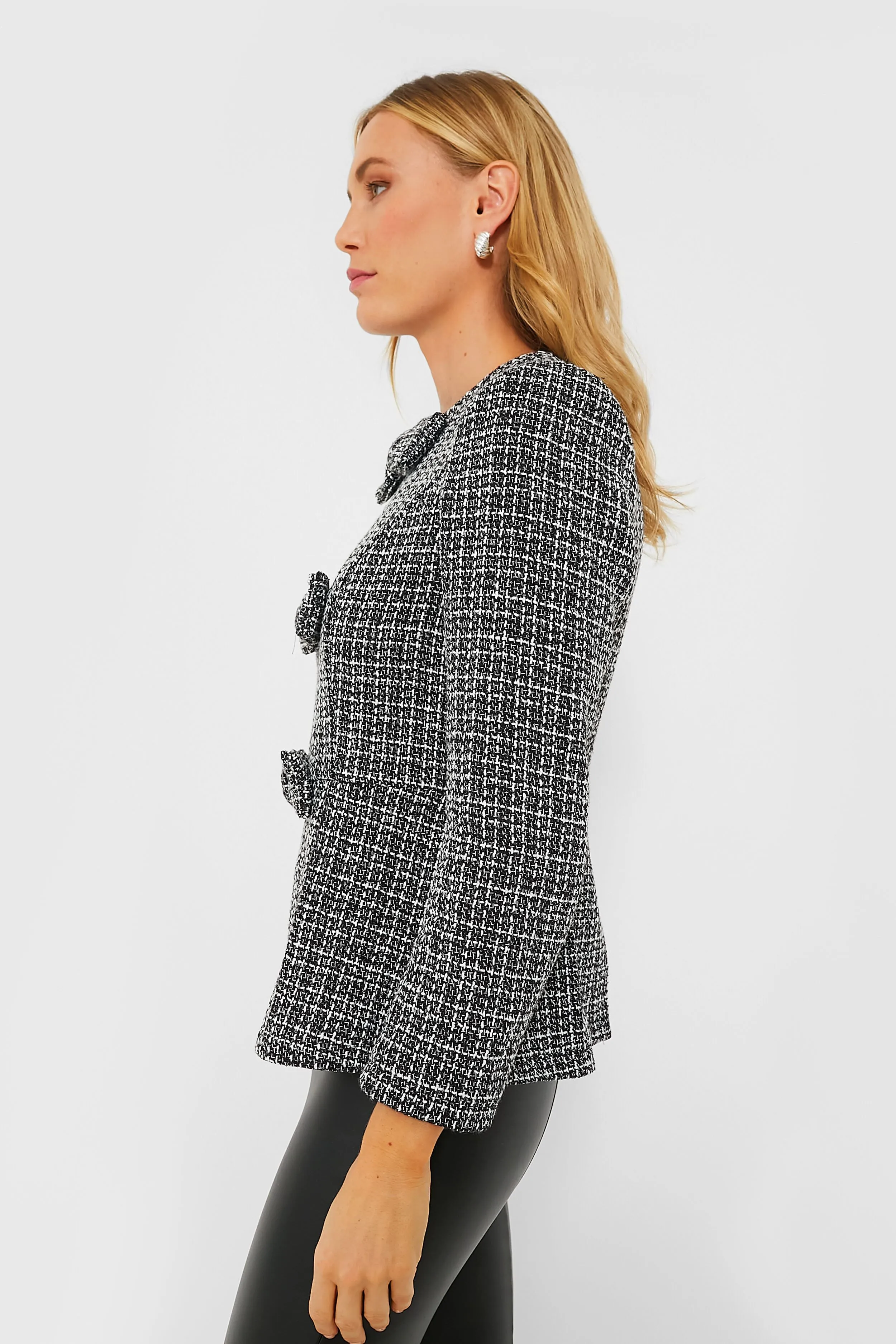 Gray Brielle Tweed Jacket