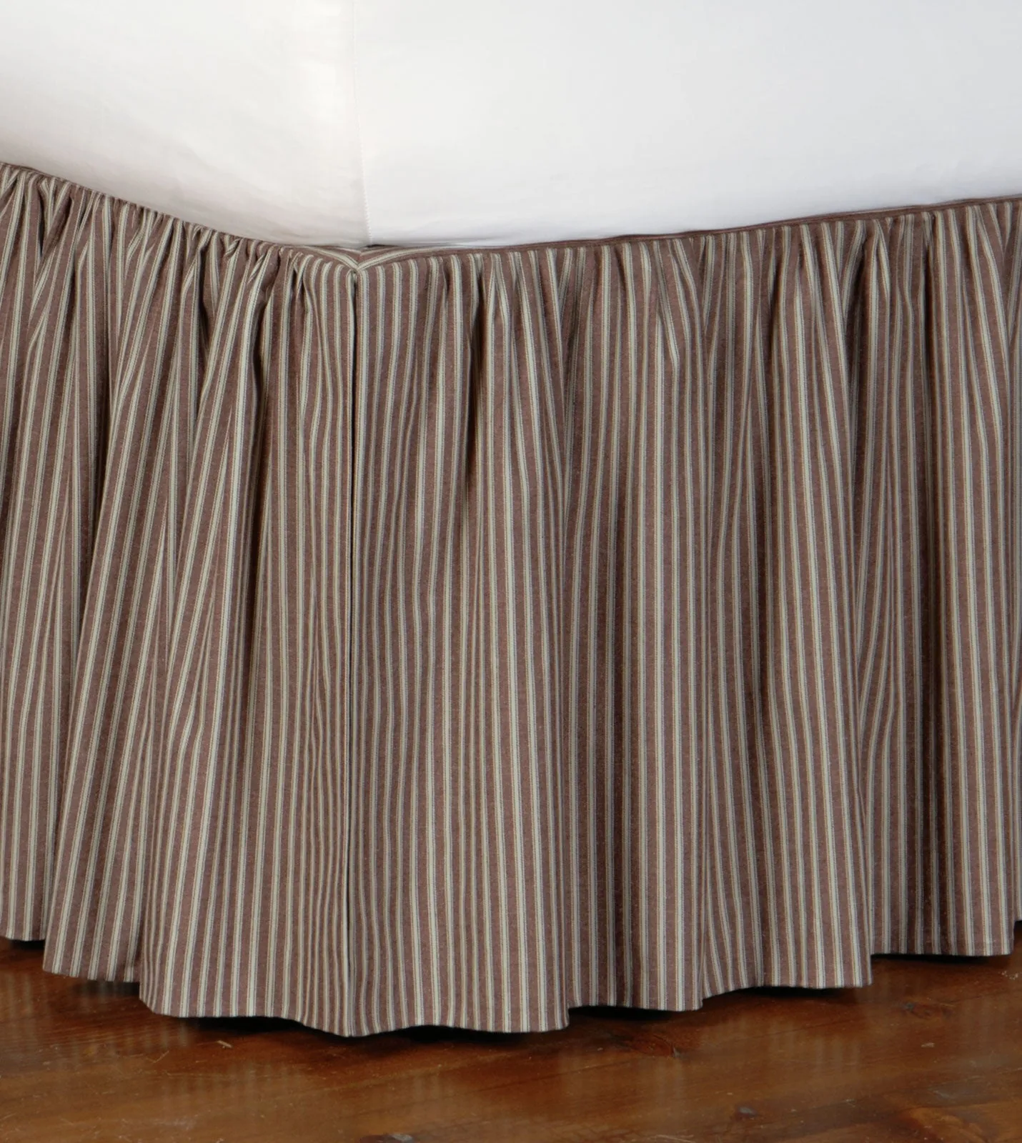 Heirloom Ruffled Bed Skirt (Queen 60x80) in Spa