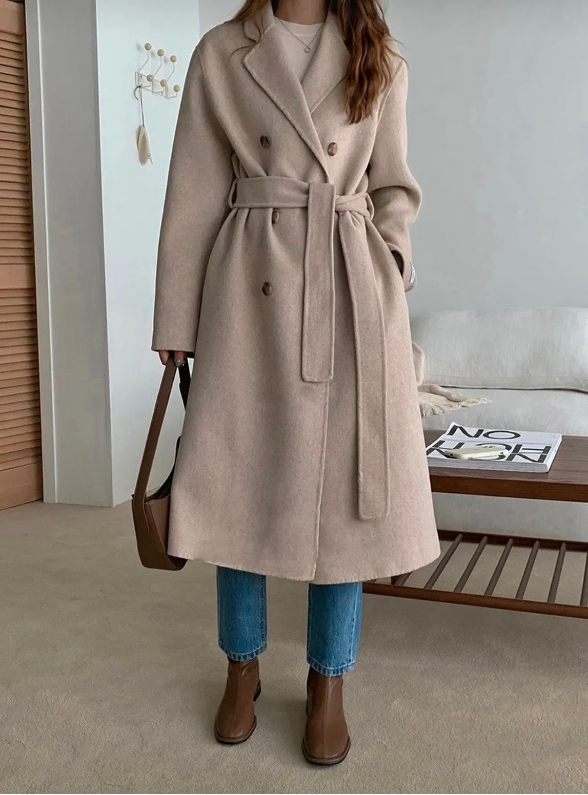 Helsinki Handmade Wool Coat - 80% Wool