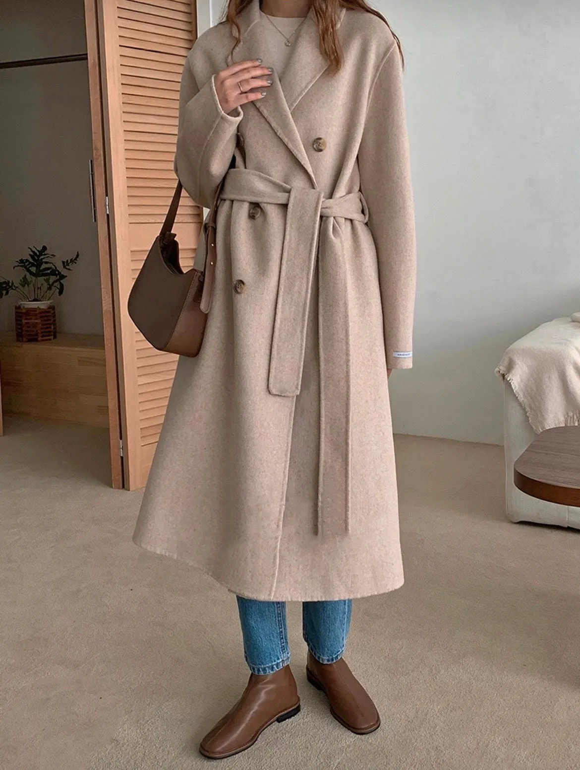 Helsinki Handmade Wool Coat - 80% Wool