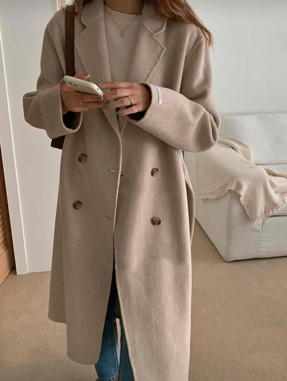 Helsinki Handmade Wool Coat - 80% Wool