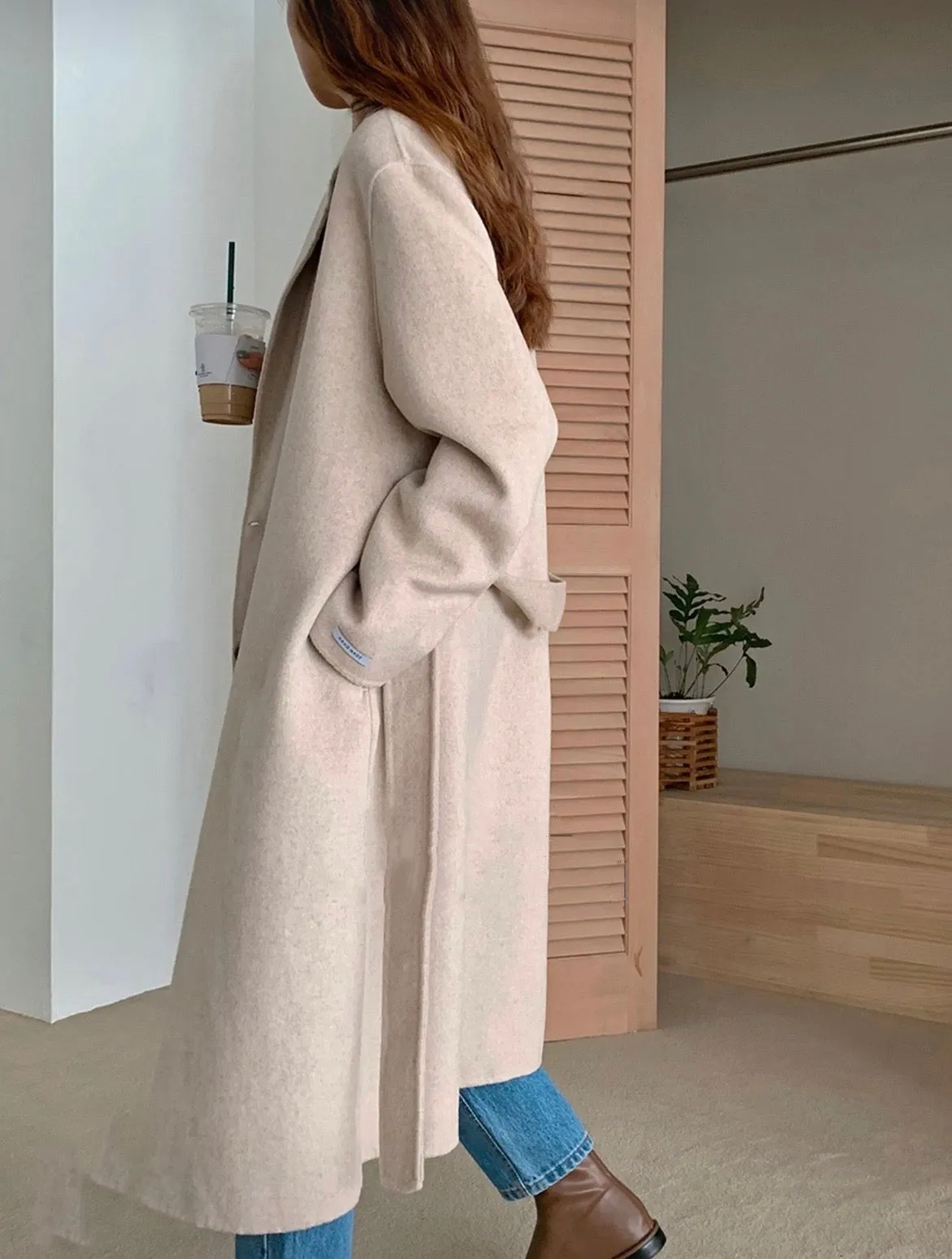 Helsinki Handmade Wool Coat - 80% Wool