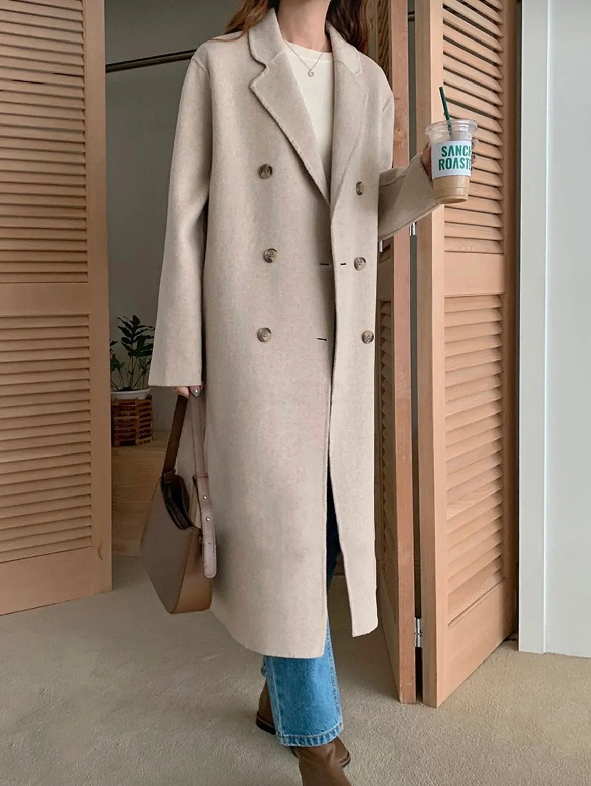 Helsinki Handmade Wool Coat - 80% Wool