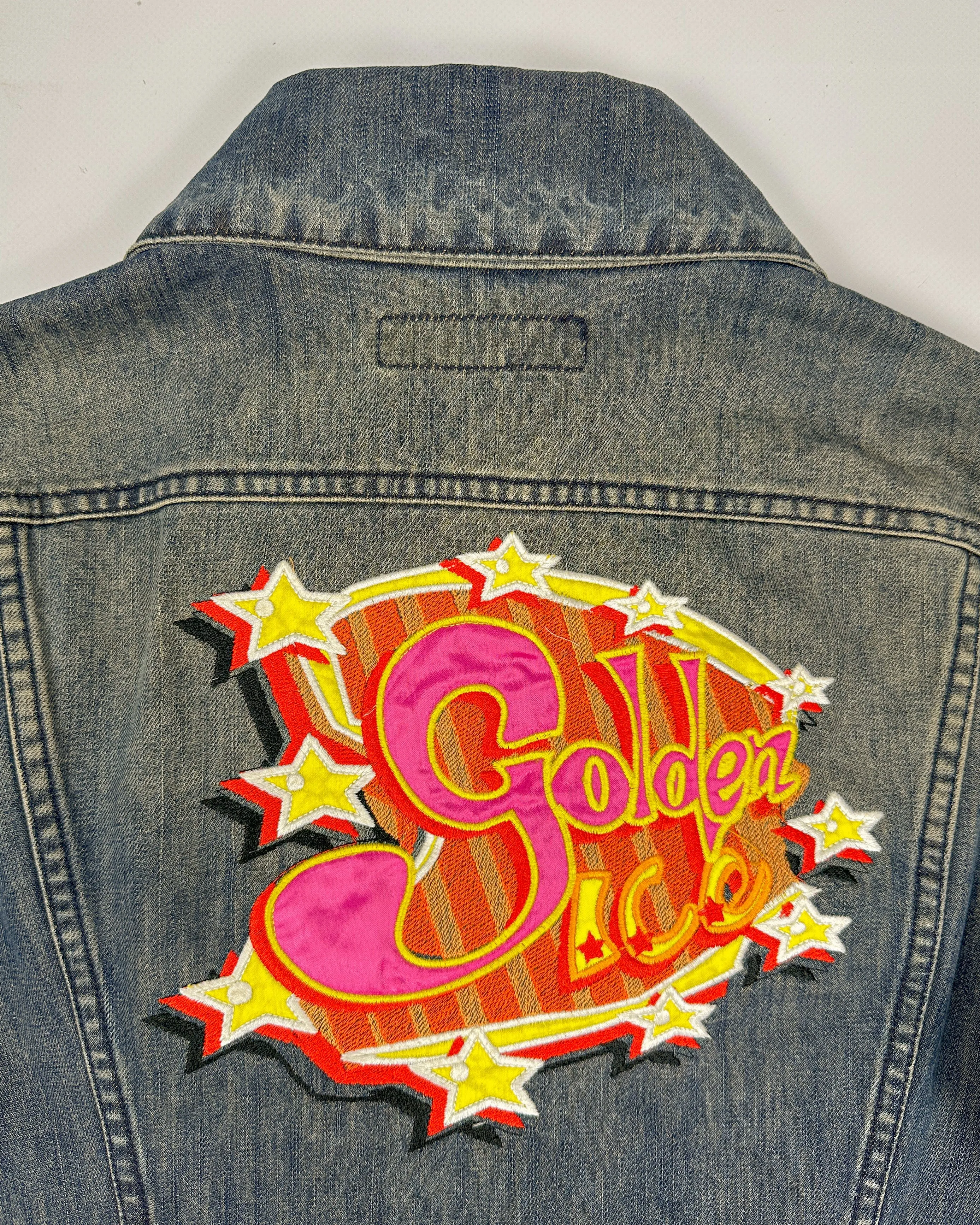 Iceberg Denim Jacket "Golden Ice" 2000's