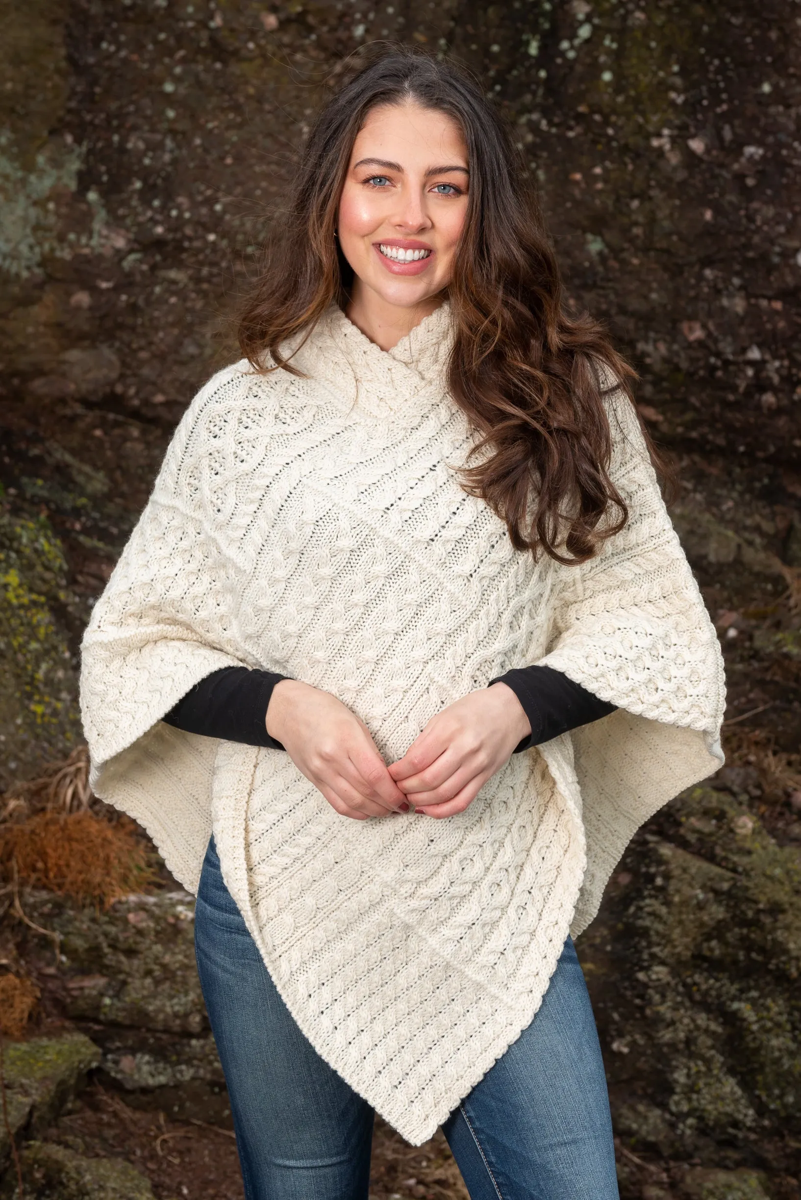 IrelandsEye Poncho | Natural