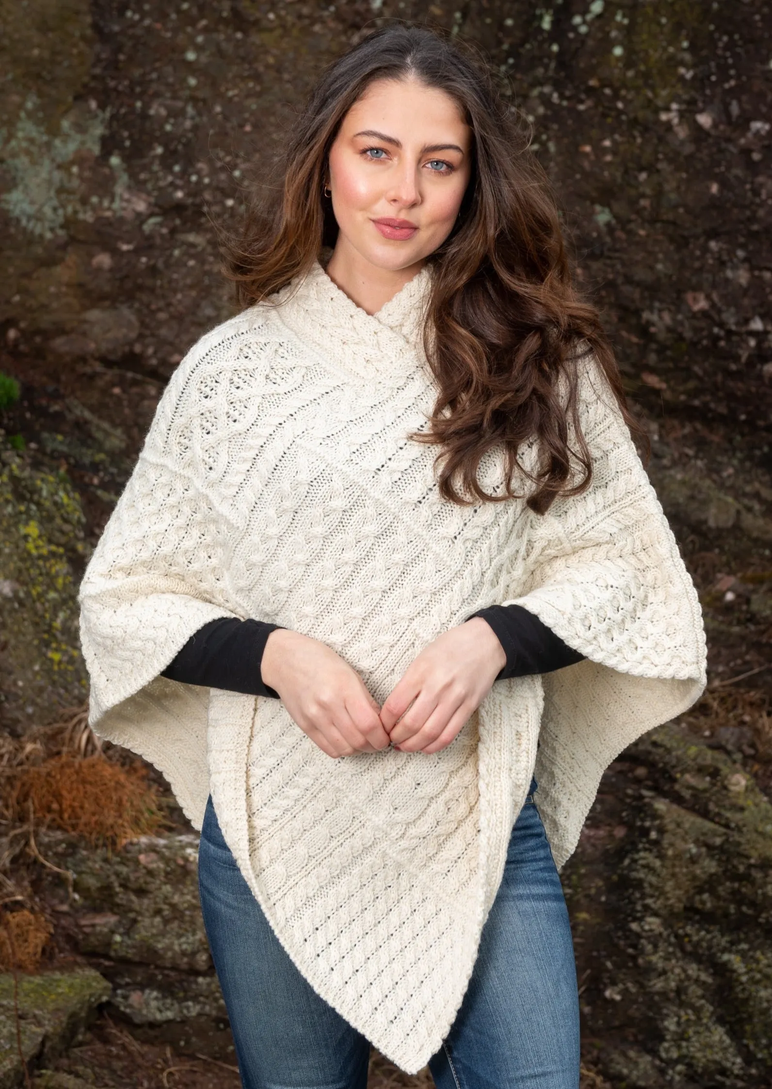 IrelandsEye Poncho | Natural