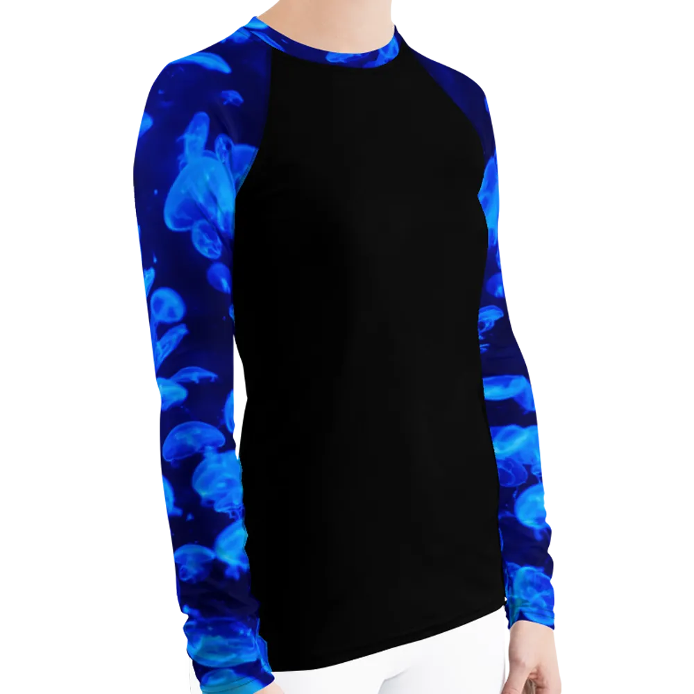 Jellyfish Bloom Women's Rash Guard