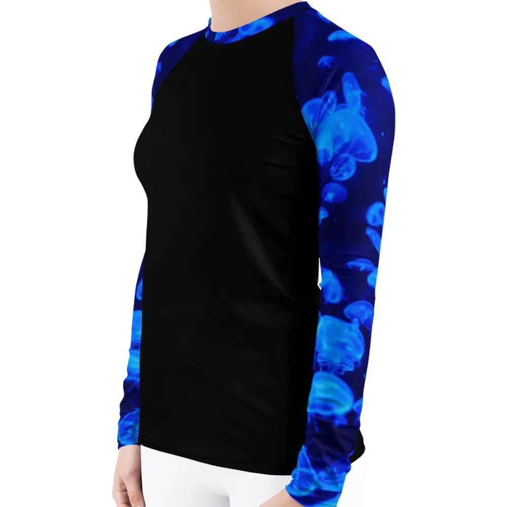 Jellyfish Bloom Women's Rash Guard